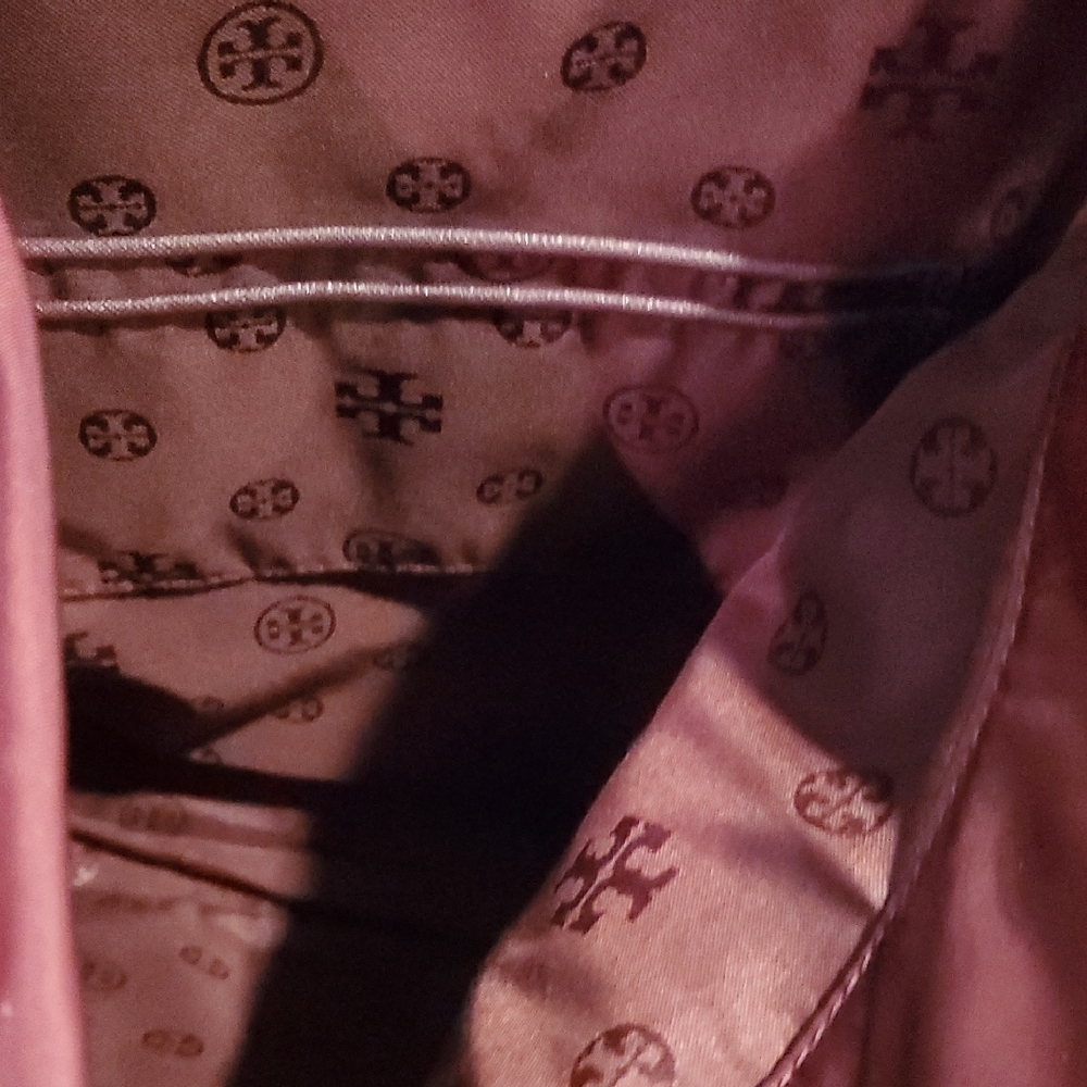 Tory Burch Burgandy Nylon Backpack - Picture 9 of 12